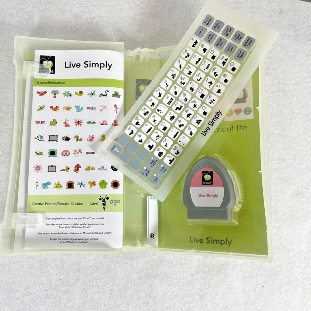 Cricut Cartridge Lot of 5: Neighborhood Flowers Animals Birds LIKELY LINKED